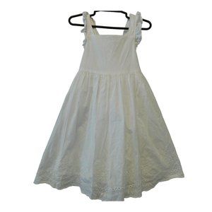 Size 4T OshKosh B'Gosh Girls White Summer Dress #N-3-32-GLW